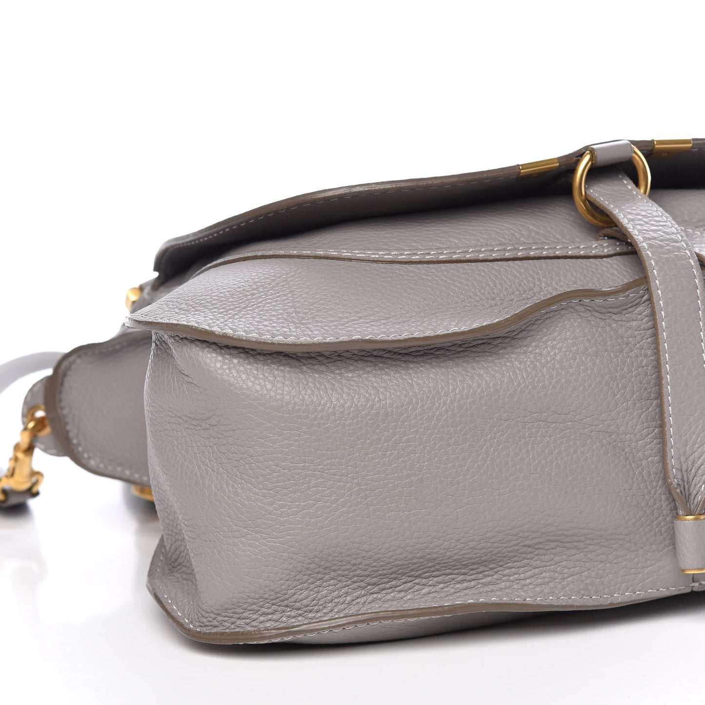 Calfskin Medium Marcie Satchel Cashmere Grey