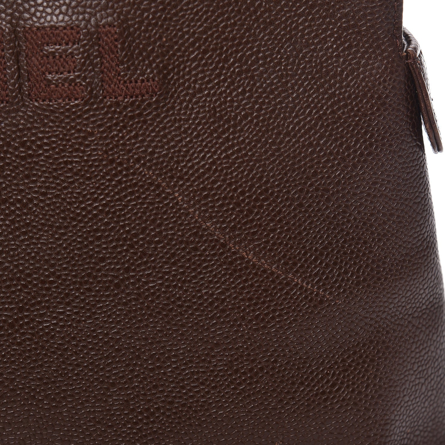 Chanel Caviar Shoulder Bag Brown 8 of 23