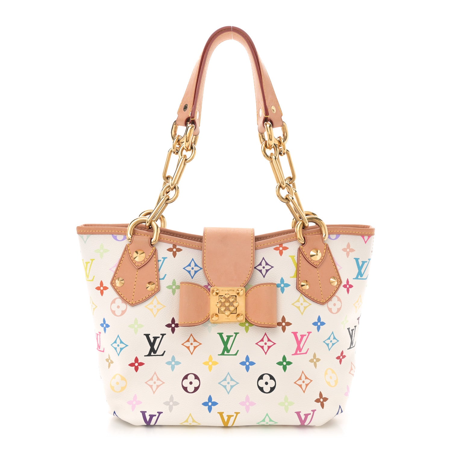 Louis Vuitton Monogram Multicolor Annie MM White 1 of 12