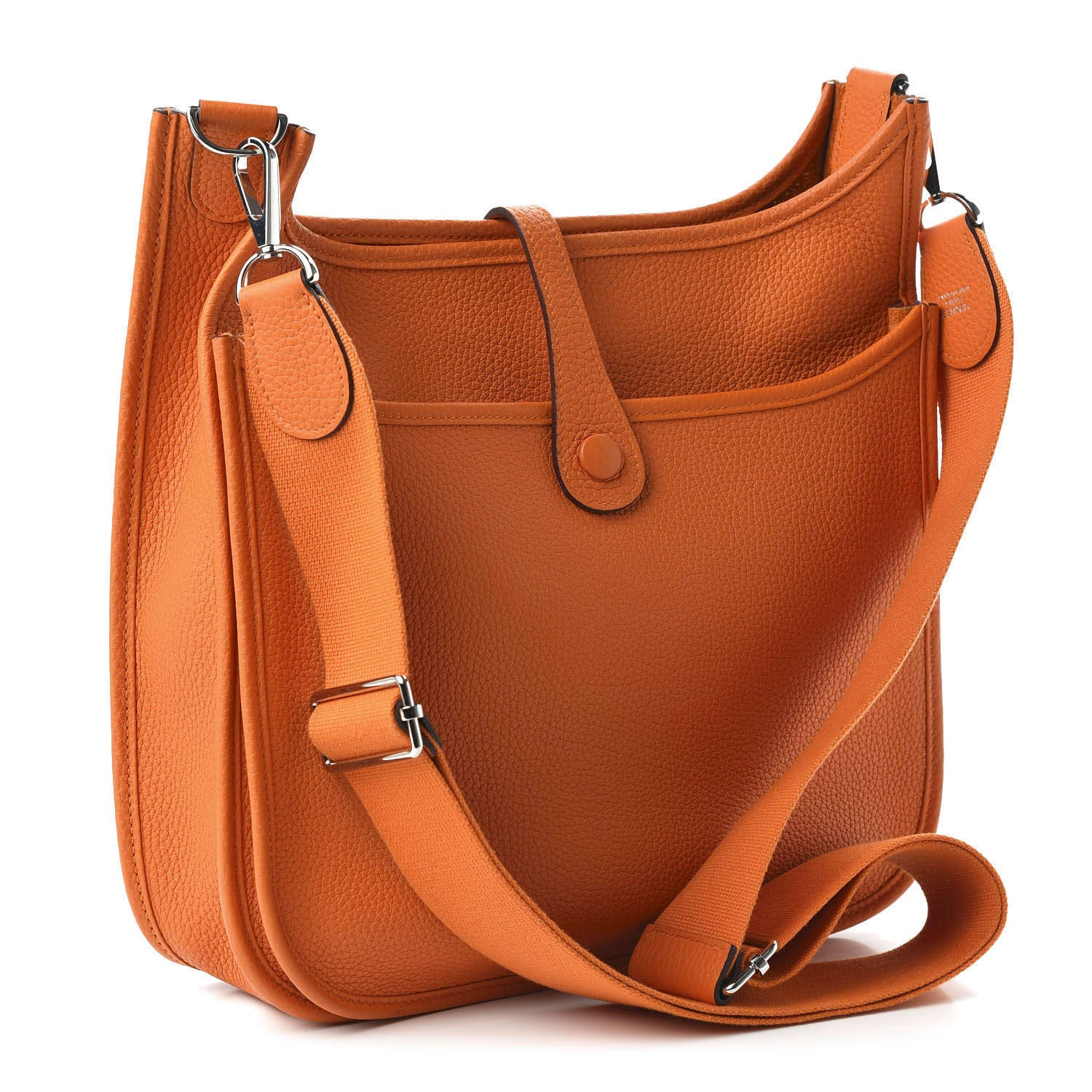 Hermes Togo Evelyne III PM Orange 3 of 9