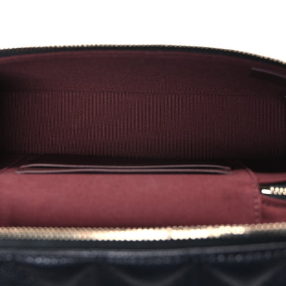Chanel Caviar Quilted Top Handle Slim Vanity With Chain Black 5 of 10