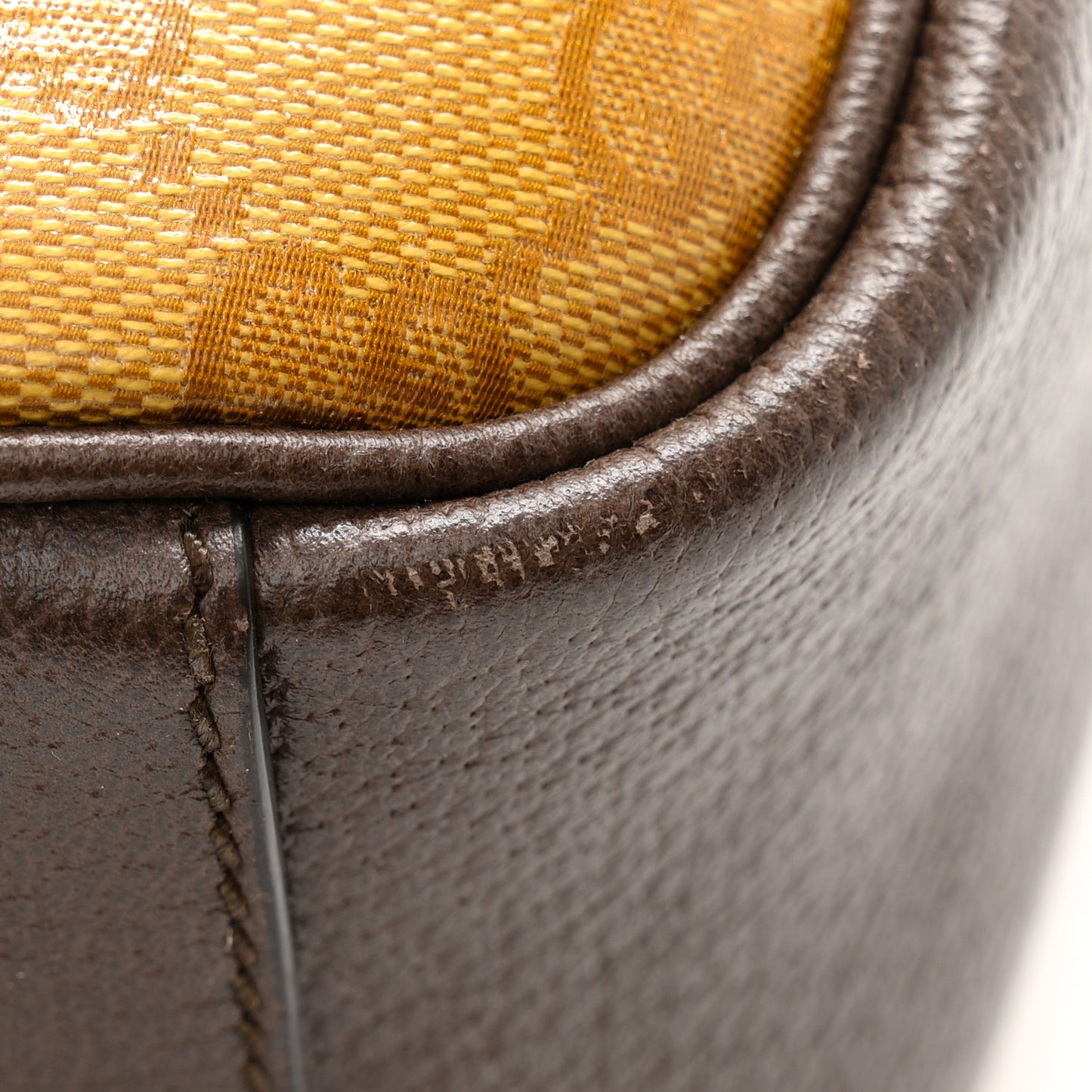 X ADIDAS Crystal Vintage Monogram Textured Dollar Calfskin Web Trefoil Logo Bag Mid Natural Nut Off White New Acero