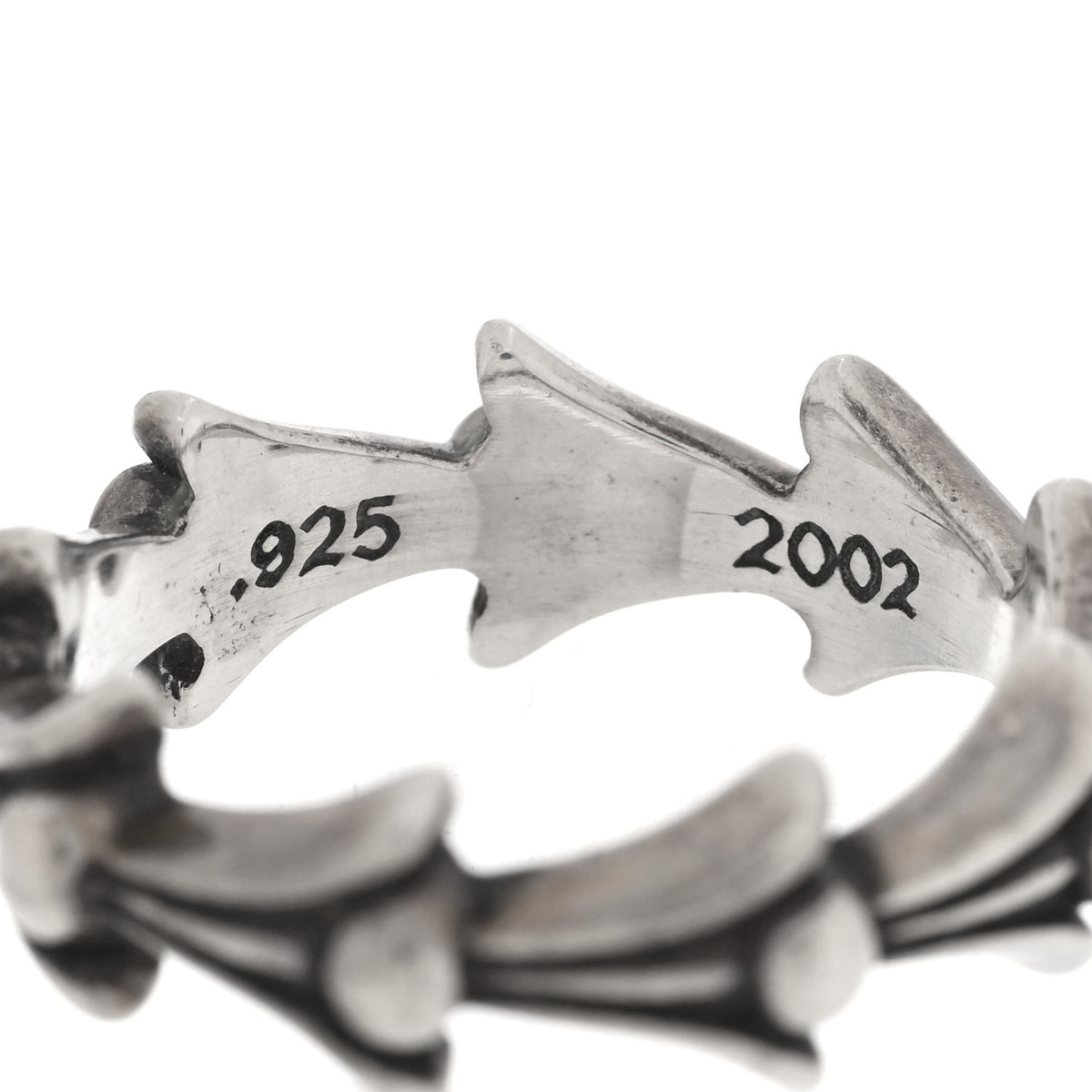 Sterling Silver Crosstail Ring 50 5.5