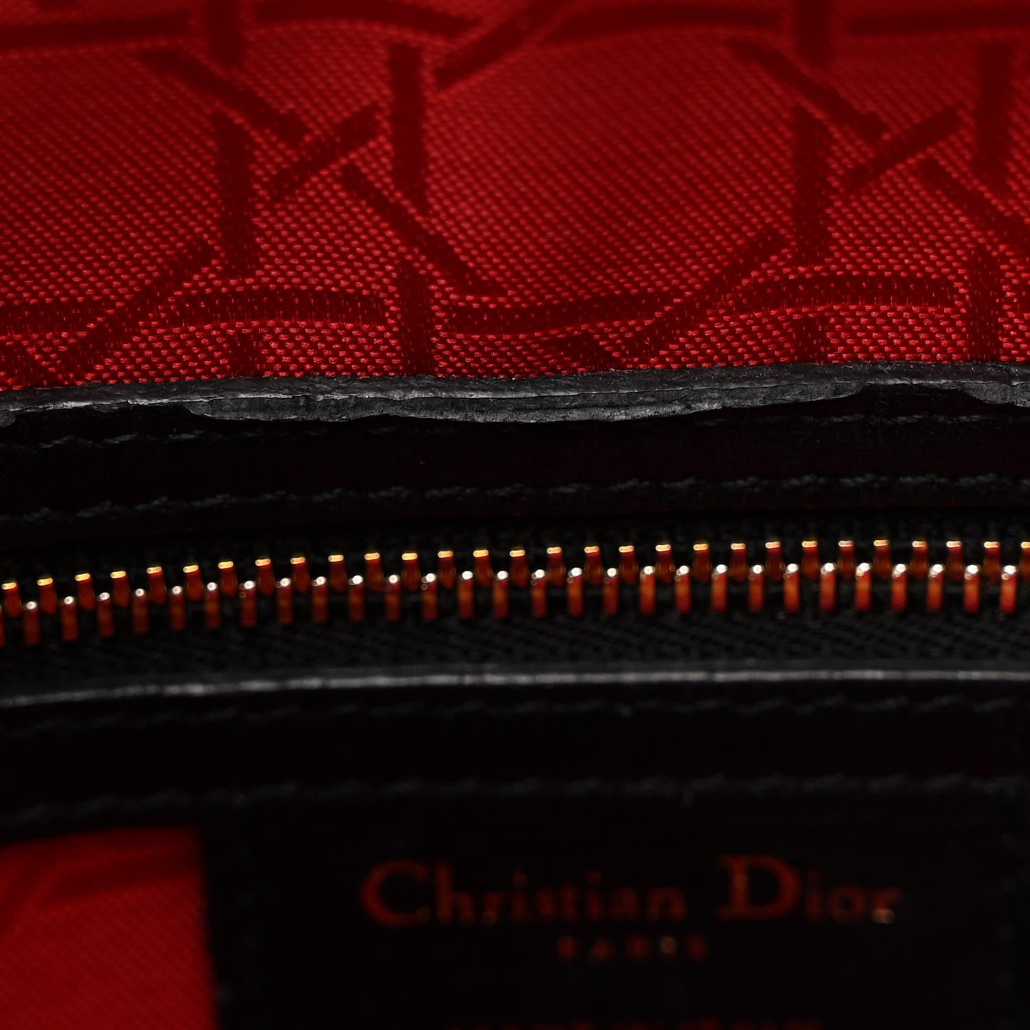 Christian Dior Lambskin Cannage Large Lady Dior Black 12 of 12