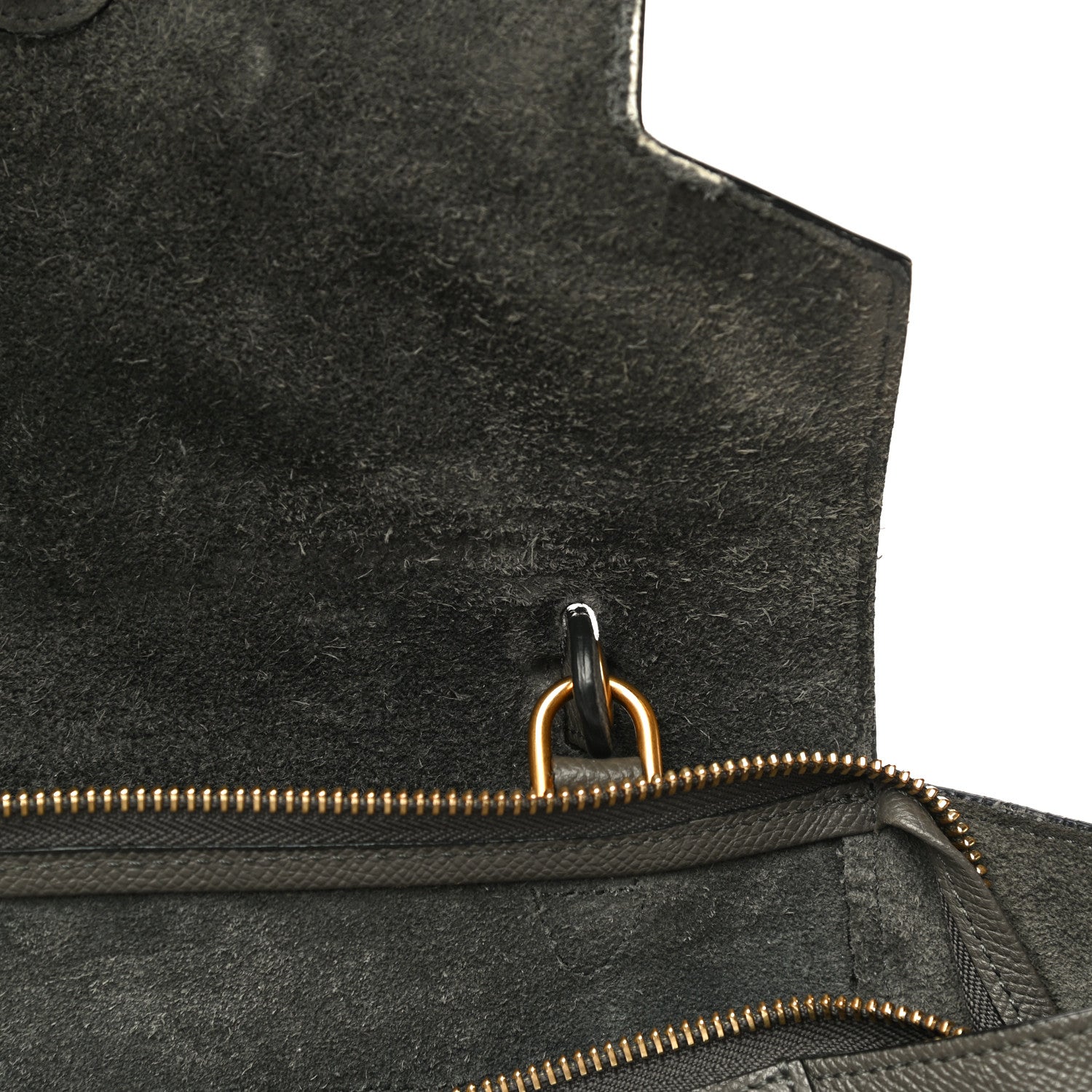 Celine Grained Calfskin Mini Belt Bag Grey 25 of 25