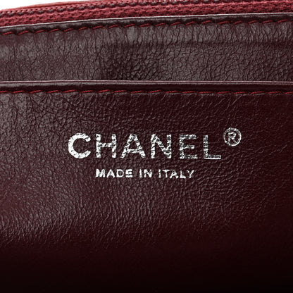 Chanel Lambskin Quilted Jumbo Single Flap Dark Red 6 of 10