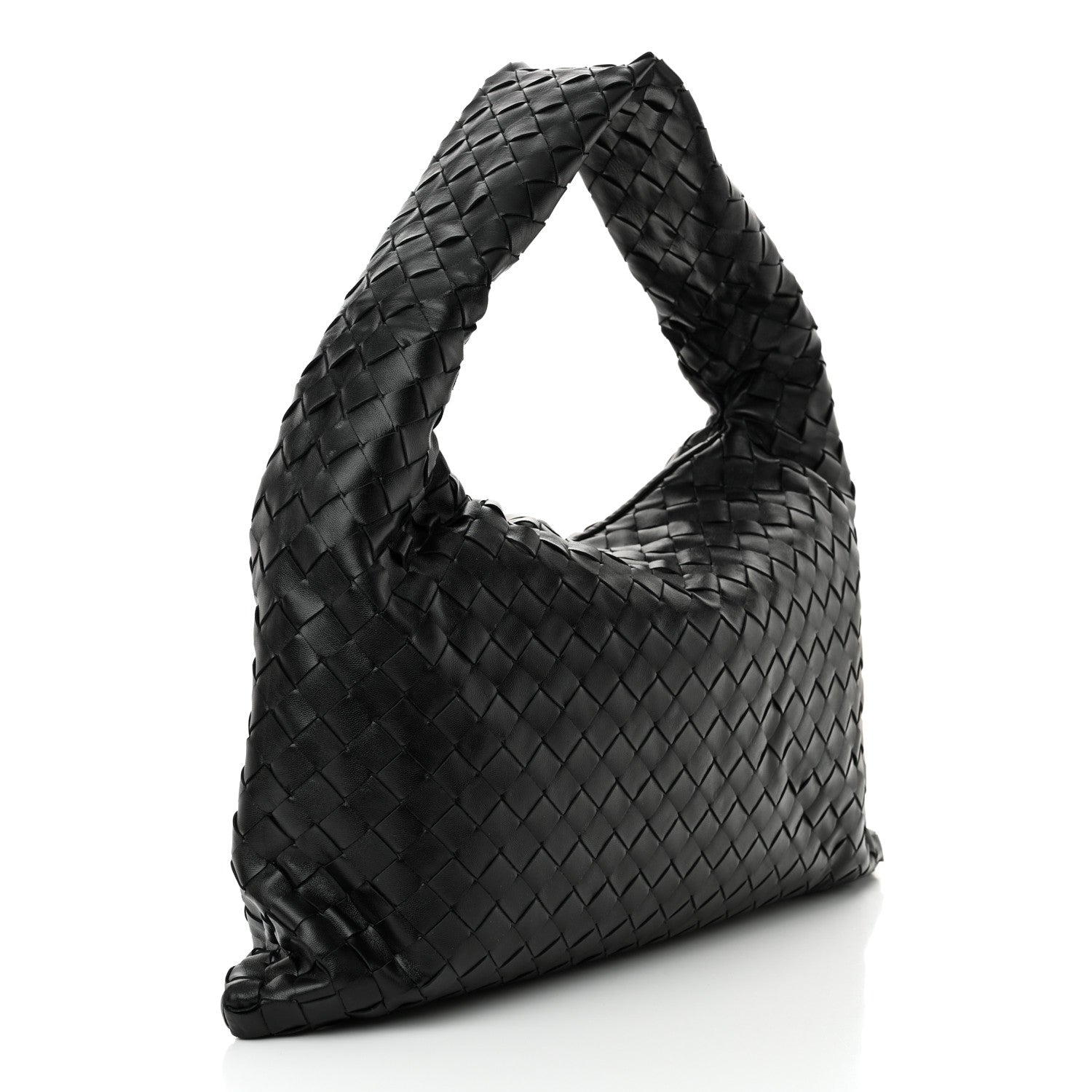 Bottega Veneta Calfskin Intrecciato Small Hop Black 3 of 11