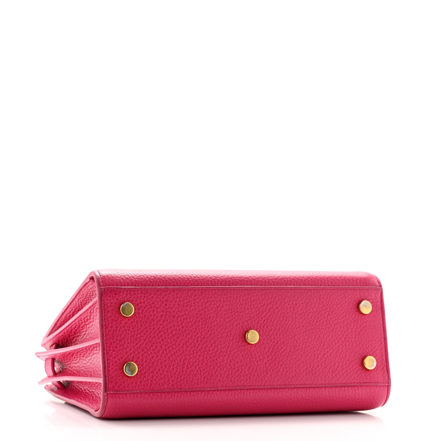 Saint Laurent Grained Calfskin Baby Sac De Jour Lipstick Fuchsia 4 of 14