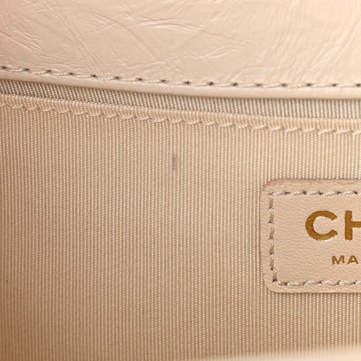 Chanel Aged Calfskin Quilted Medium Jacket Boy Flap White 10 of 10