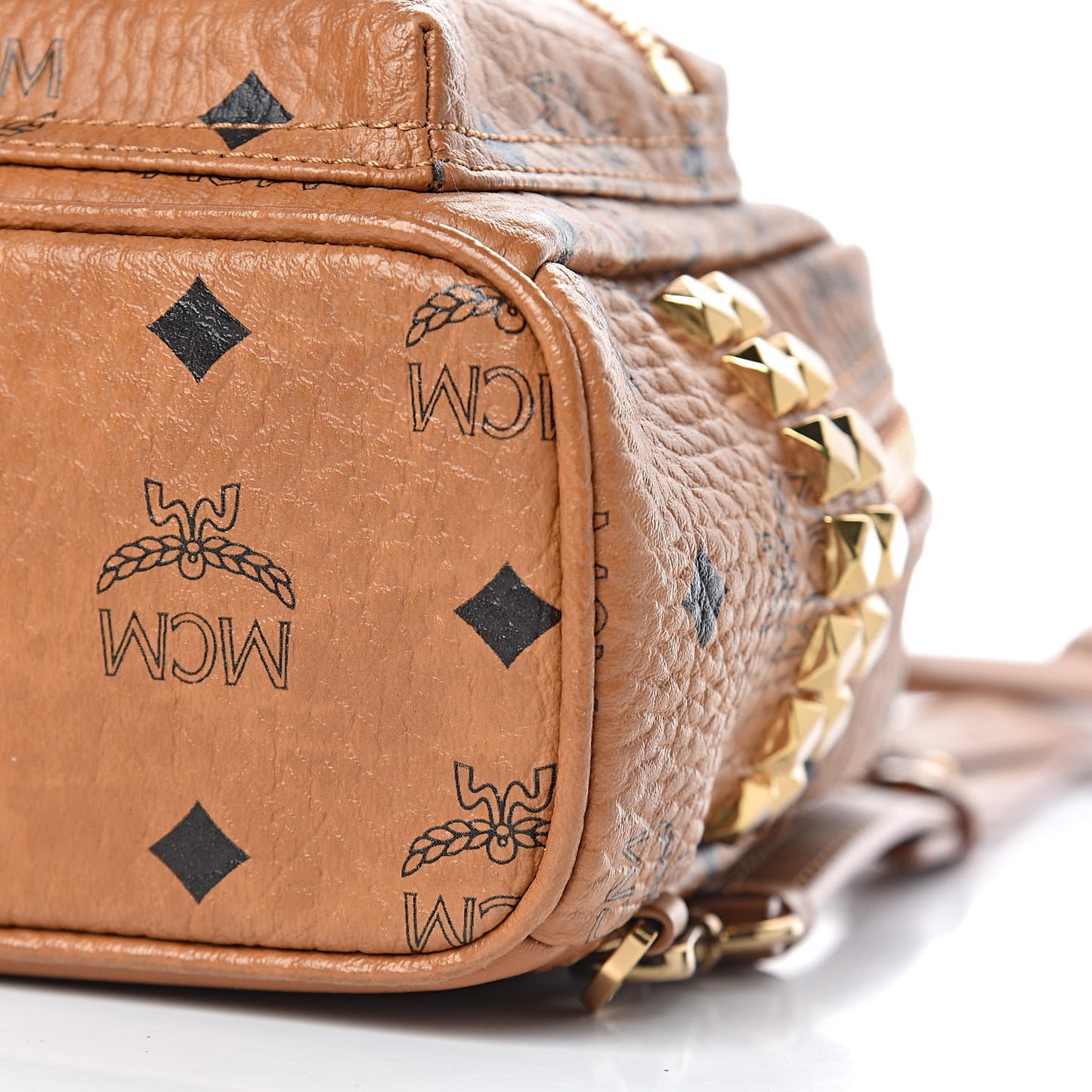 Visetos Side Stud X-Mini Stark Backpack Cognac