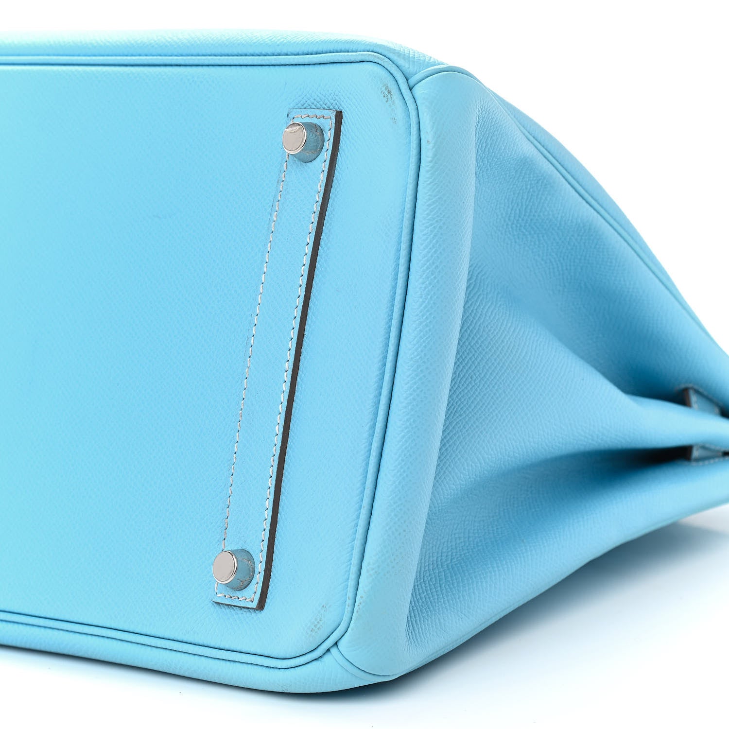 Hermes Epsom Candy Birkin 35 Celeste Mykonos 10 of 11