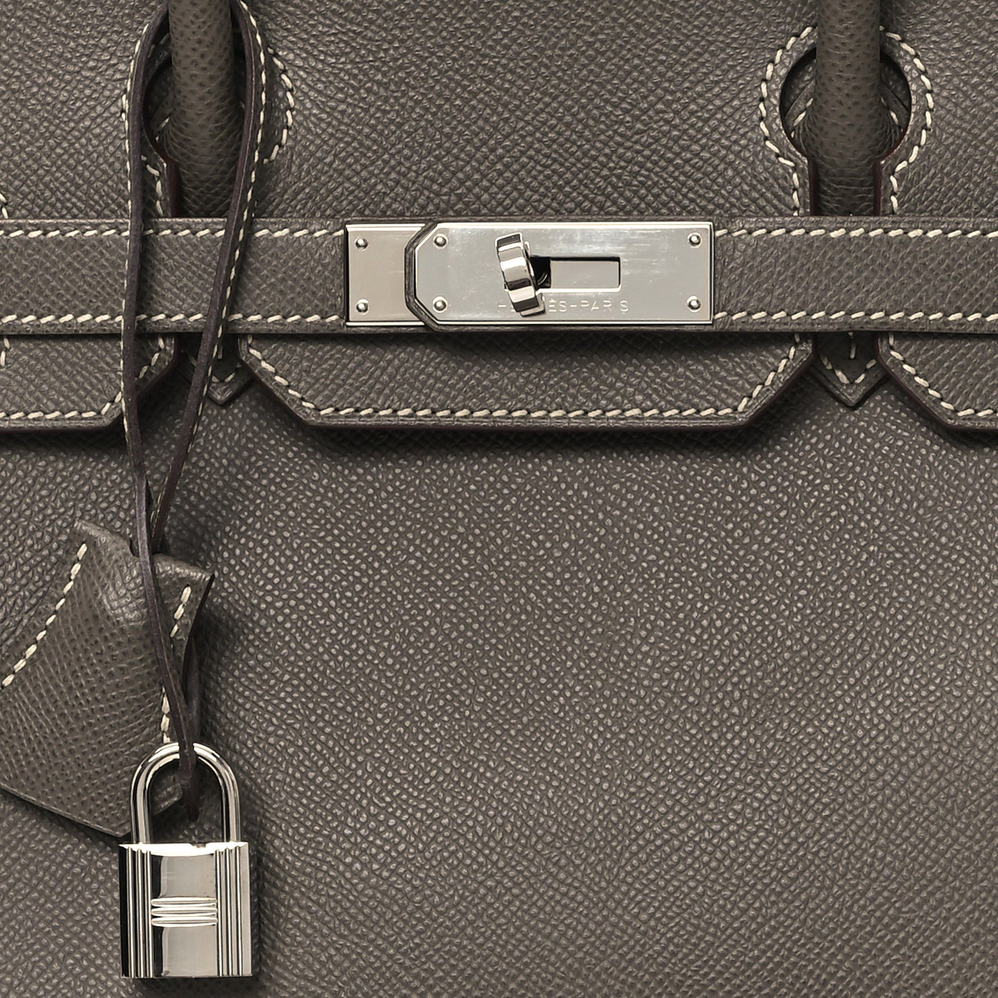 Epsom Verso Birkin 30 Etoupe Bleu Izmir