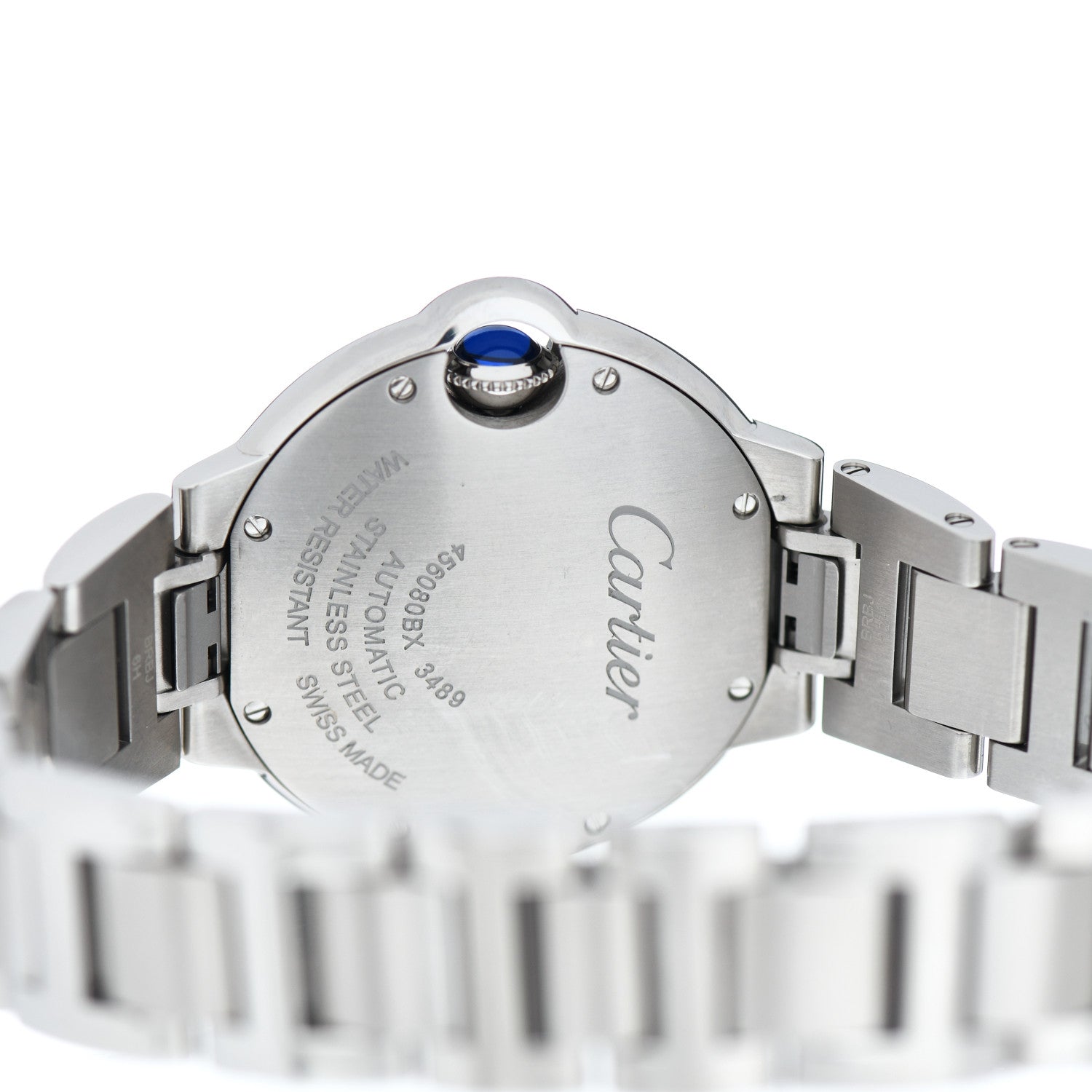 Cartier Stainless Steel 33mm Ballon Bleu De Cartier Automatic Watch 4 of 5