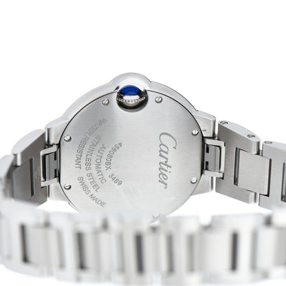 Cartier Stainless Steel 33mm Ballon Bleu De Cartier Automatic Watch 4 of 5