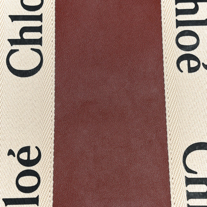 Chloe Calfskin Medium Woody Ribbon Tote Sepia Brown 11 of 12
