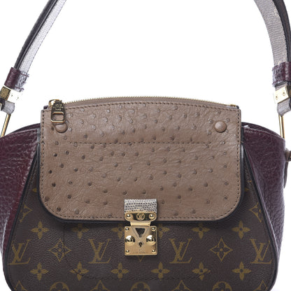 Louis Vuitton Ostrich Lizard Exotique Majestueux Shoulder Bag Bordeaux 7 of 9
