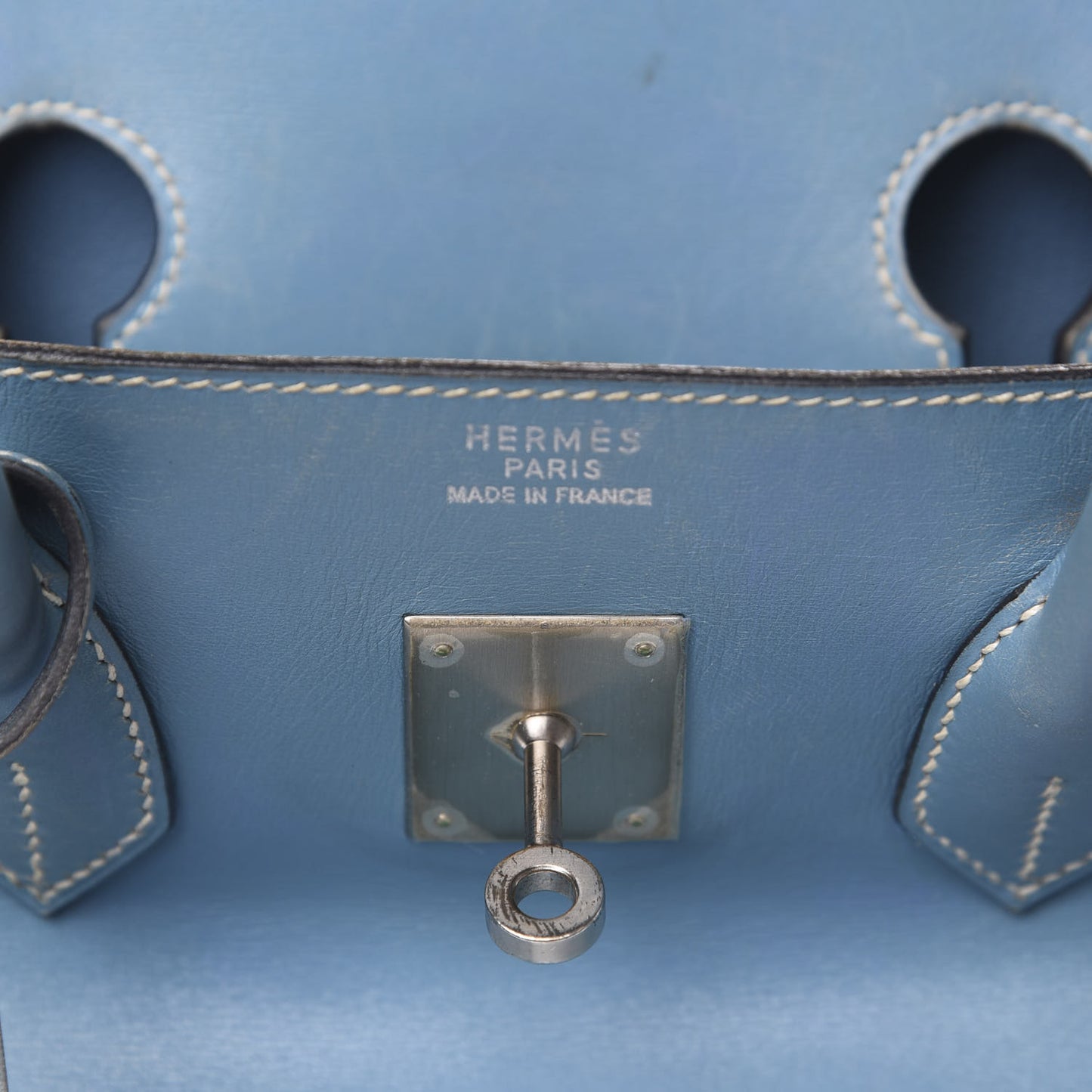 Box Birkin 35 Blue Jean