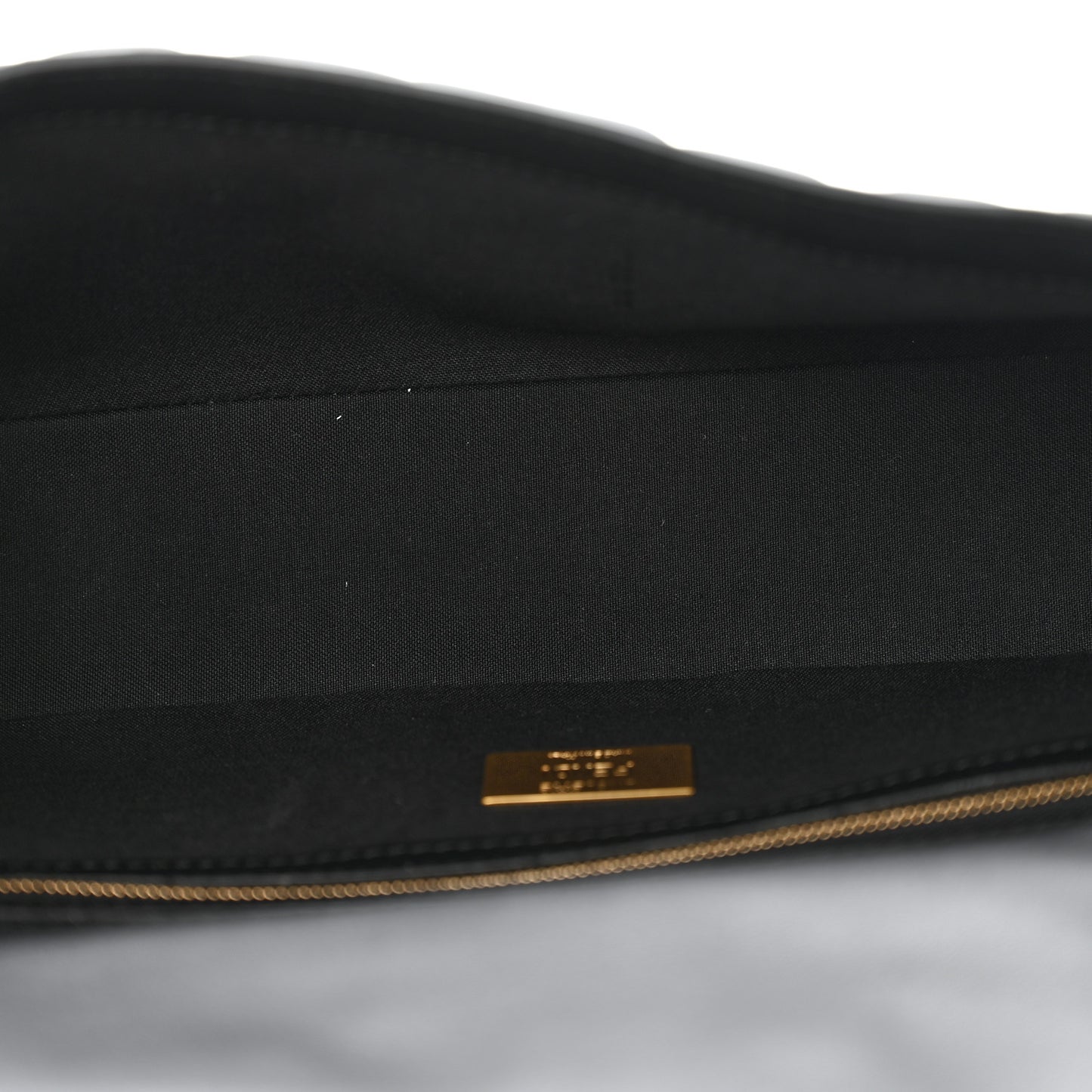 Nappa FF 1974 Embossed Baguette Black