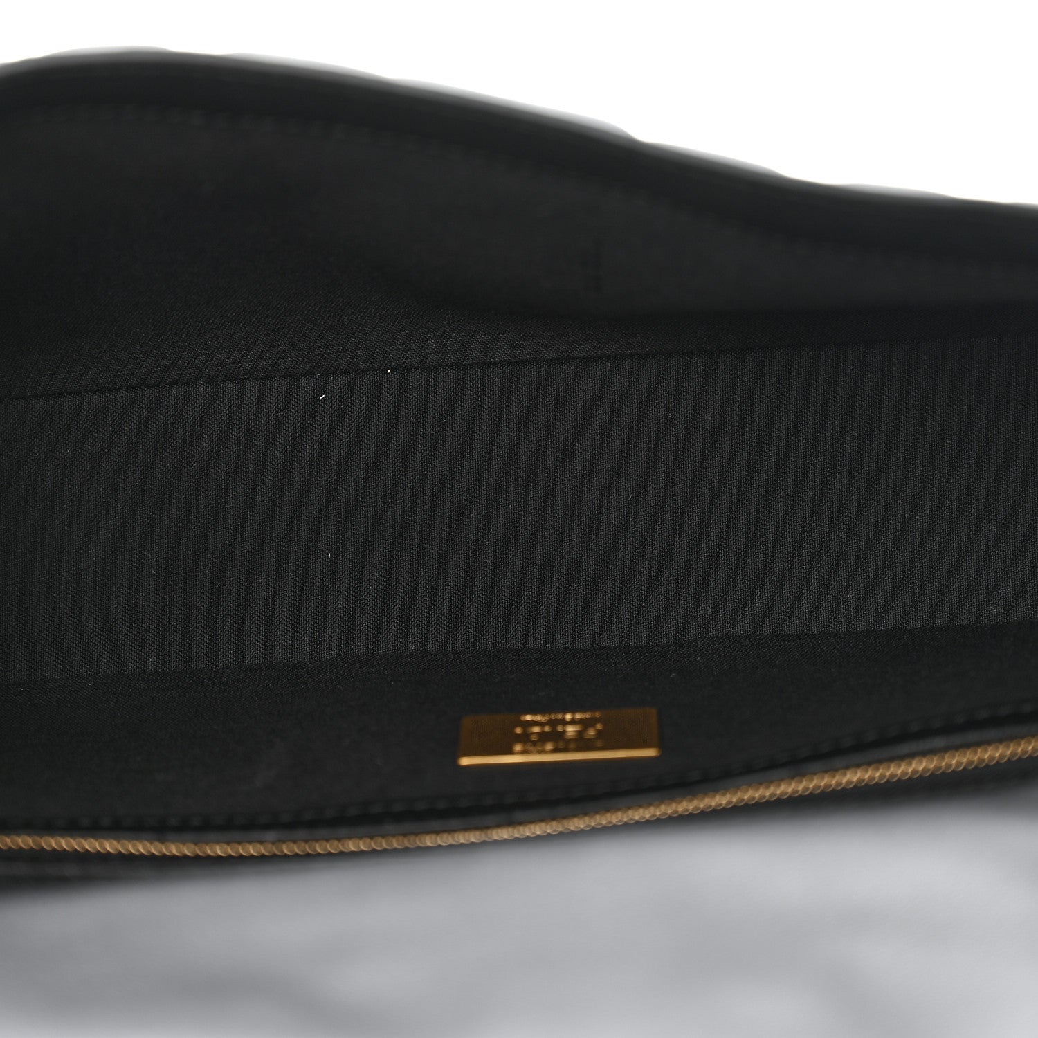 Fendi Nappa FF 1974 Embossed Baguette Black 5 of 12