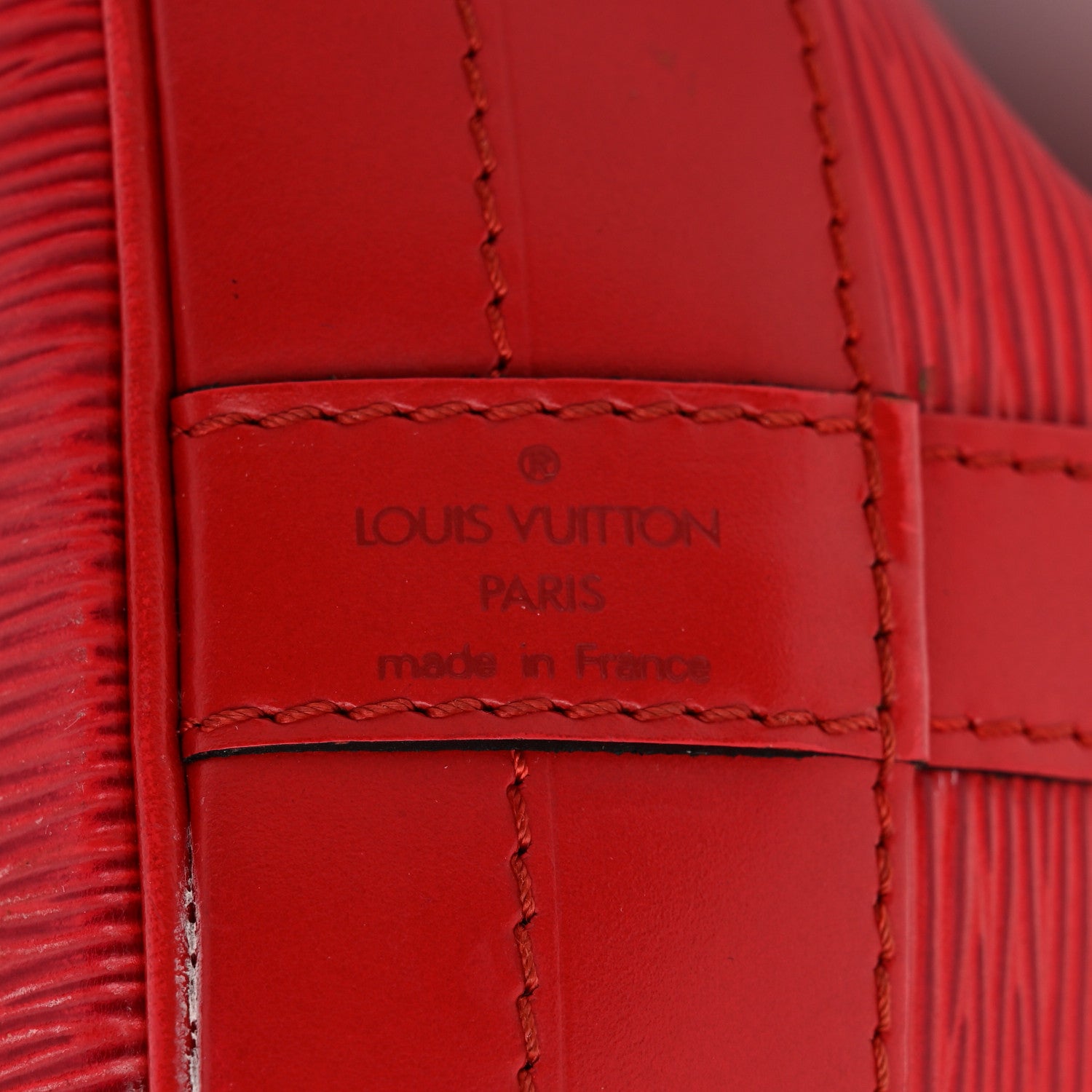 Louis Vuitton Epi Noe Castillan Red 9 of 10
