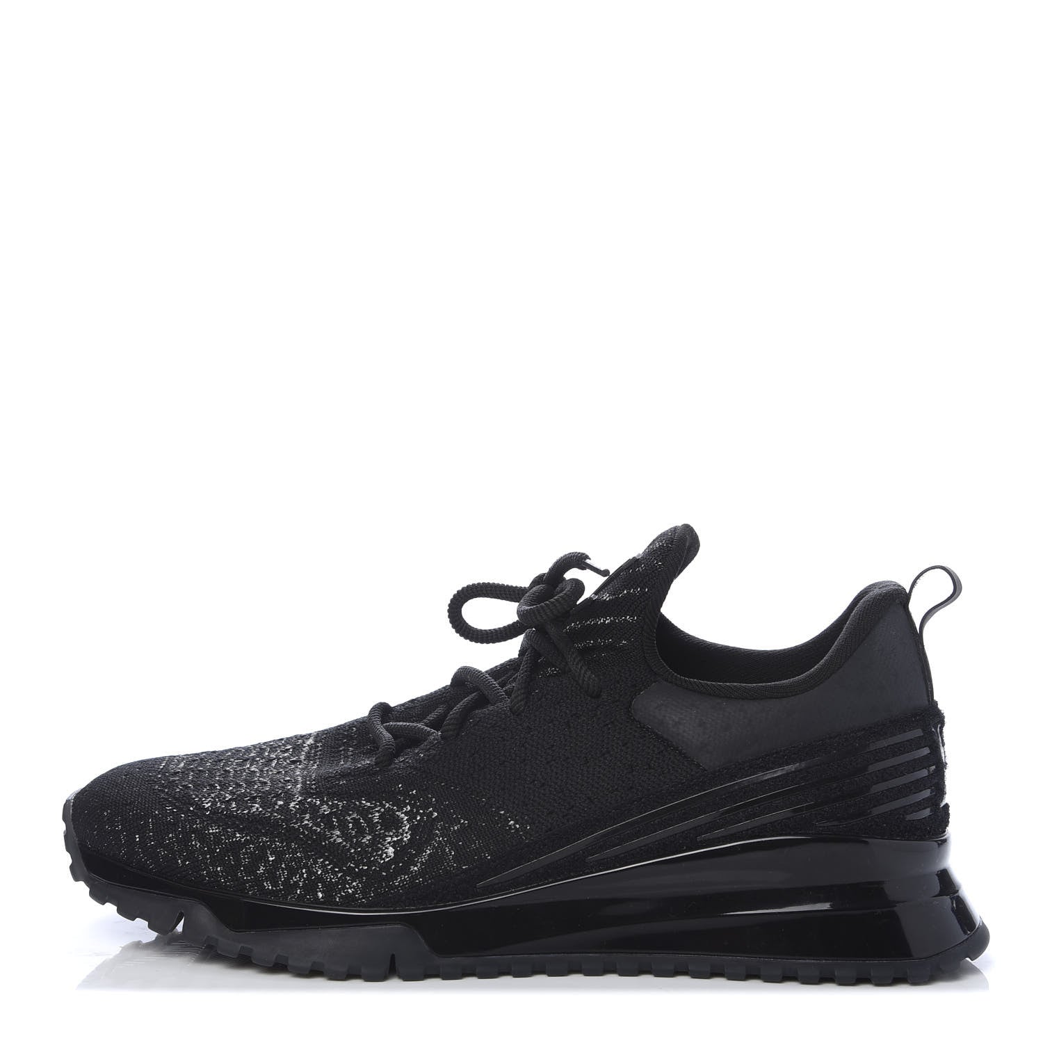 Louis Vuitton Technical Knit V.N.R Sneakers 10.5 Black 1 of 9