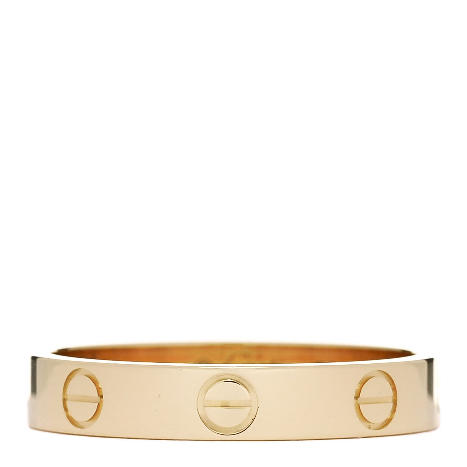 Cartier 18K Yellow Gold 3.5mm LOVE Wedding Band Ring 56 7.75 1 of 5