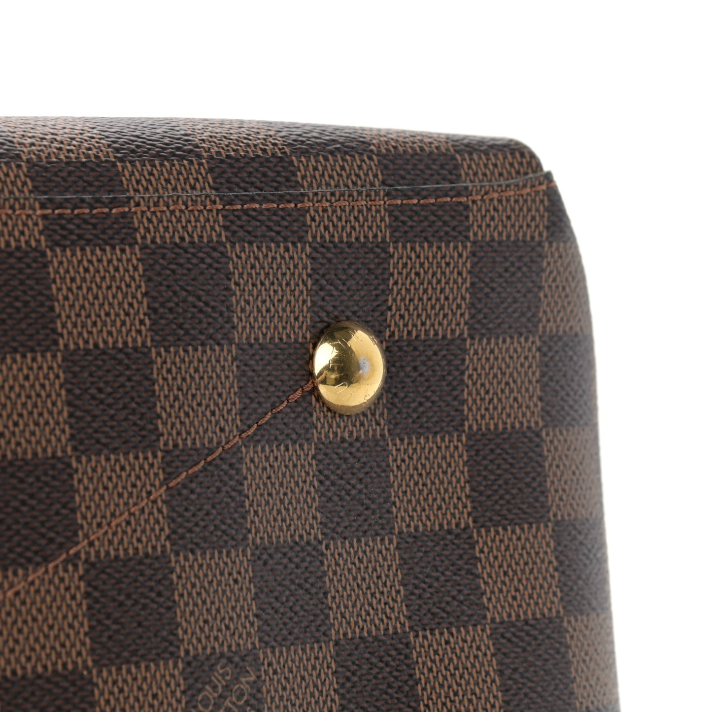 Damier Ebene Calfskin Maida Khaki
