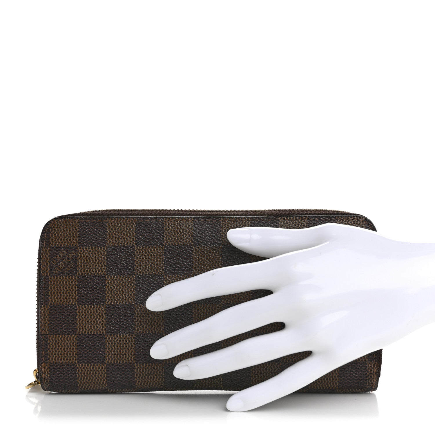 Louis Vuitton Damier Ebene Zippy Wallet 2 of 12