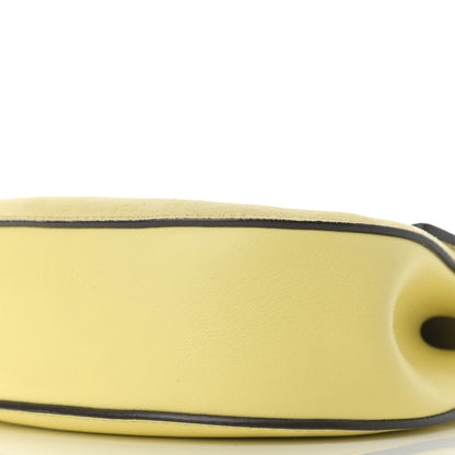 Chloe Suede Smooth Calfskin Mini Drew Shoulder Bag Lemonade 10 of 11