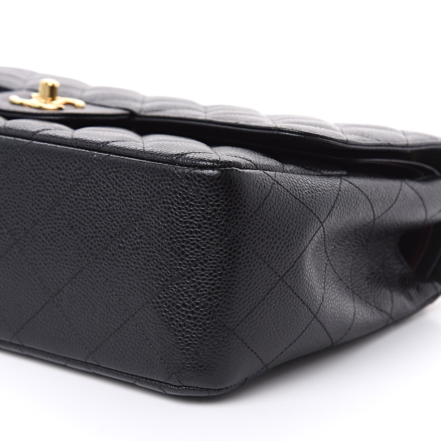 Chanel Caviar Quilted Jumbo Double Flap Black 9 of 11