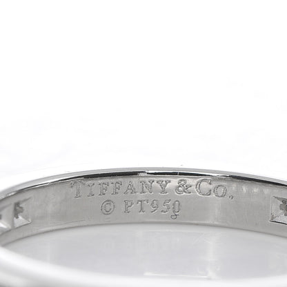 Tiffany Platinum Diamond .38ctw Eternity Band Ring 49 4.75 3 of 3