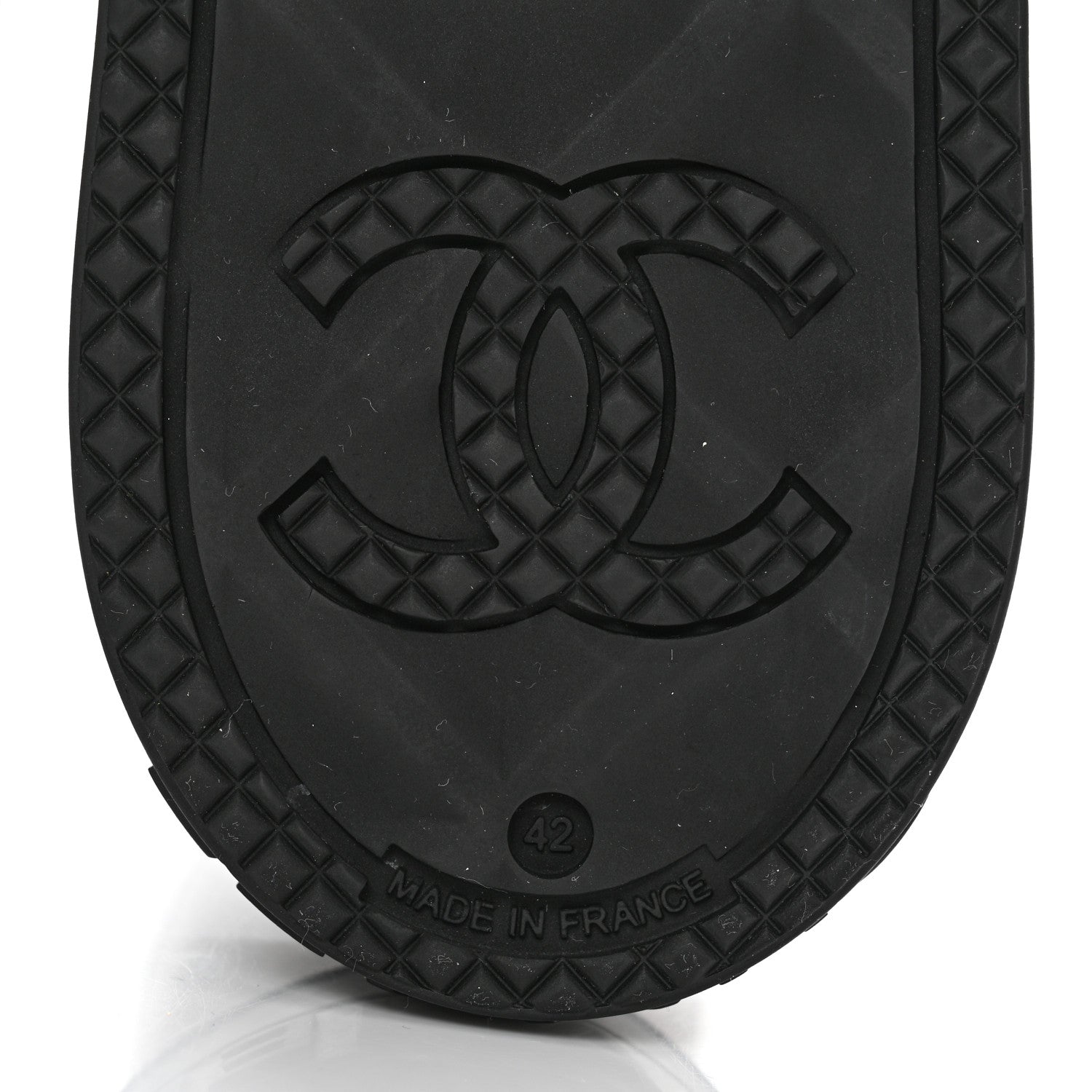 Chanel Caoutchouk CC High Boots 42 Black 6 of 9