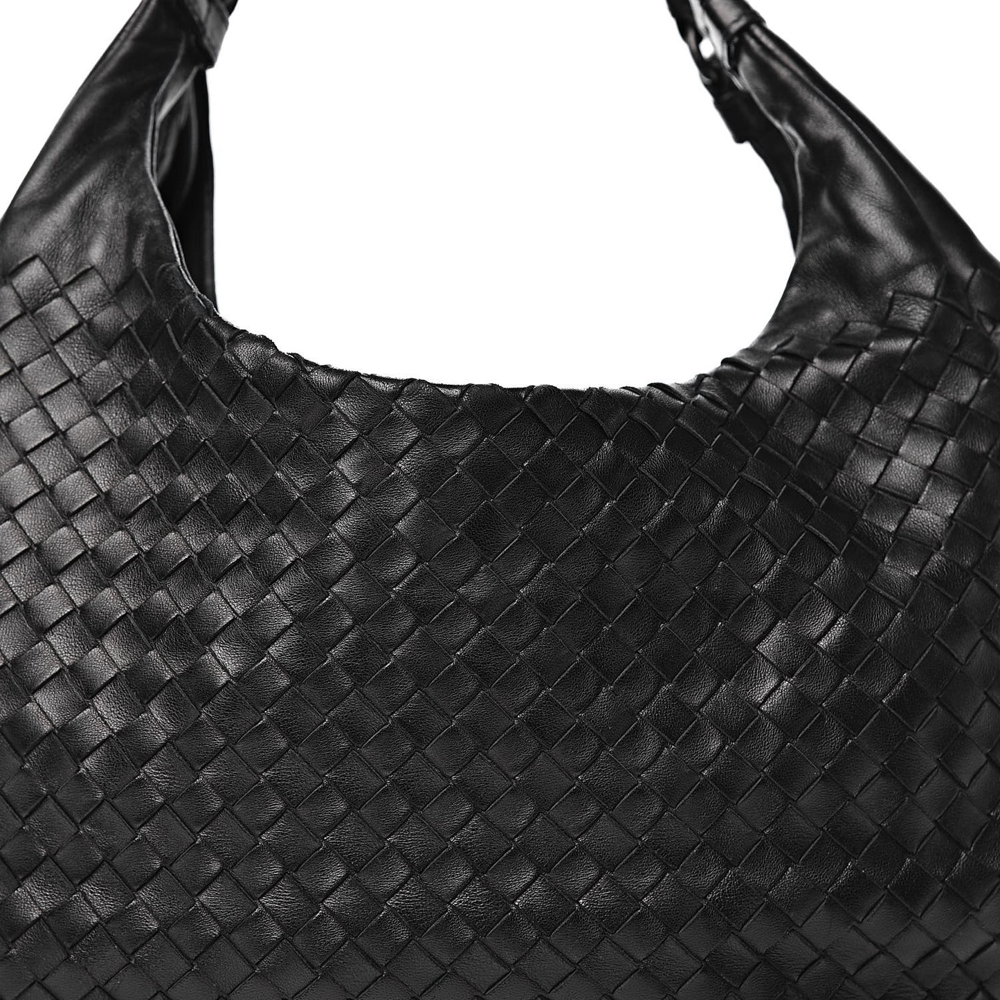 Nappa Intrecciato Medium Campana Black