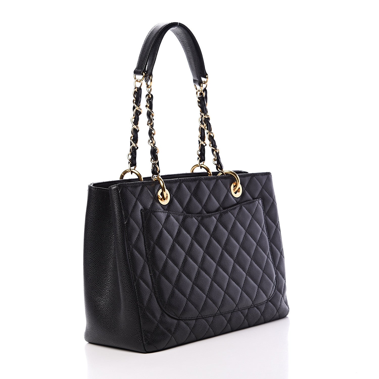 Chanel Caviar Quilted Grand Shopping Tote GST Black 2 of 14