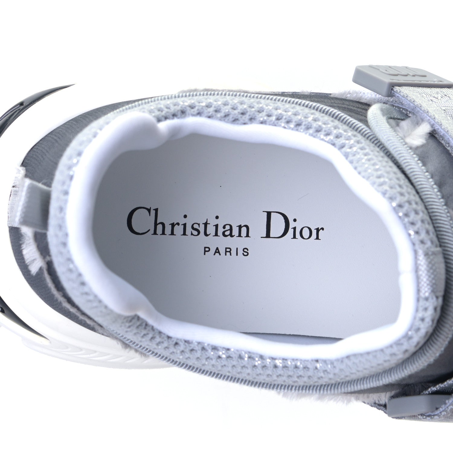 Christian Dior Technical Fabric Nylon Camouflage Womens D-Wander Sneakers 38.5 Silver 13 of 16