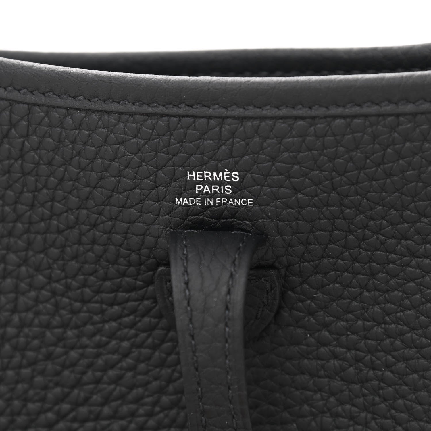 Hermes Taurillon Clemence Evelyne TPM Black 6 of 11