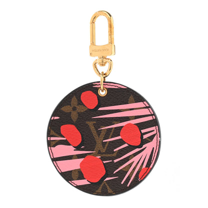 Louis Vuitton Monogram Jungle Dots Bag Charm Key Ring Sugar Pink Poppy 1 of 4