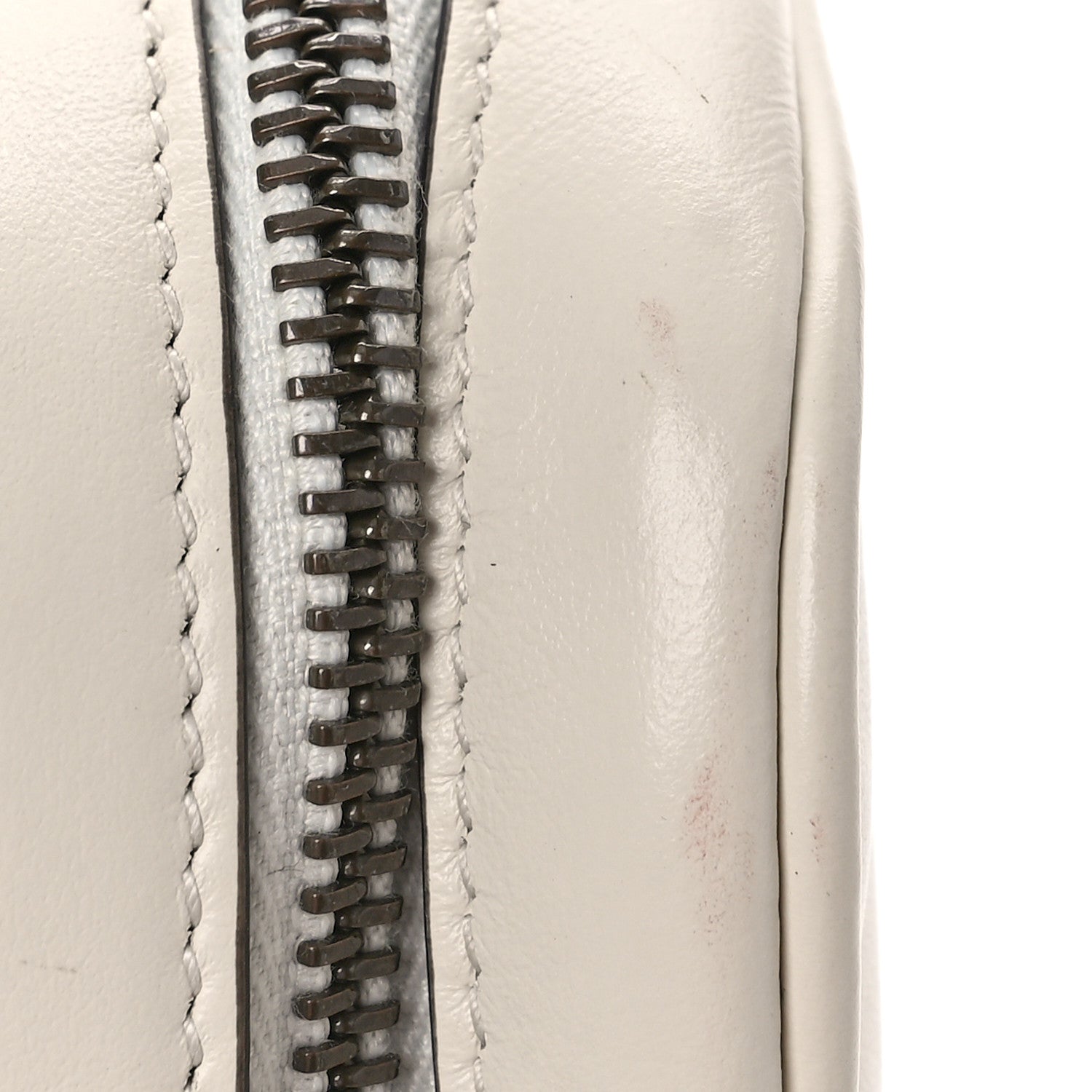 Gucci Calfskin Matelasse Mini GG Marmont Crossbody Bag White 10 of 10