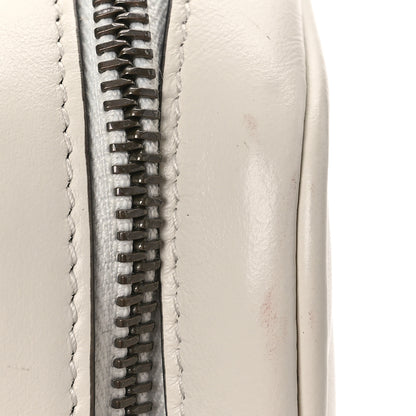 Gucci Calfskin Matelasse Mini GG Marmont Crossbody Bag White 10 of 10