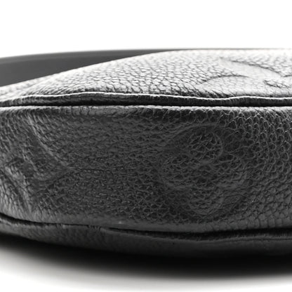 Louis Vuitton Empreinte Monogram Giant Multi Pochette Accessories Small Pochette Black 8 of 9
