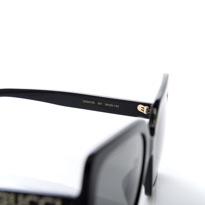 Gucci Crystal Square Frame GG Sunglasses GG0418S Black 6 of 8