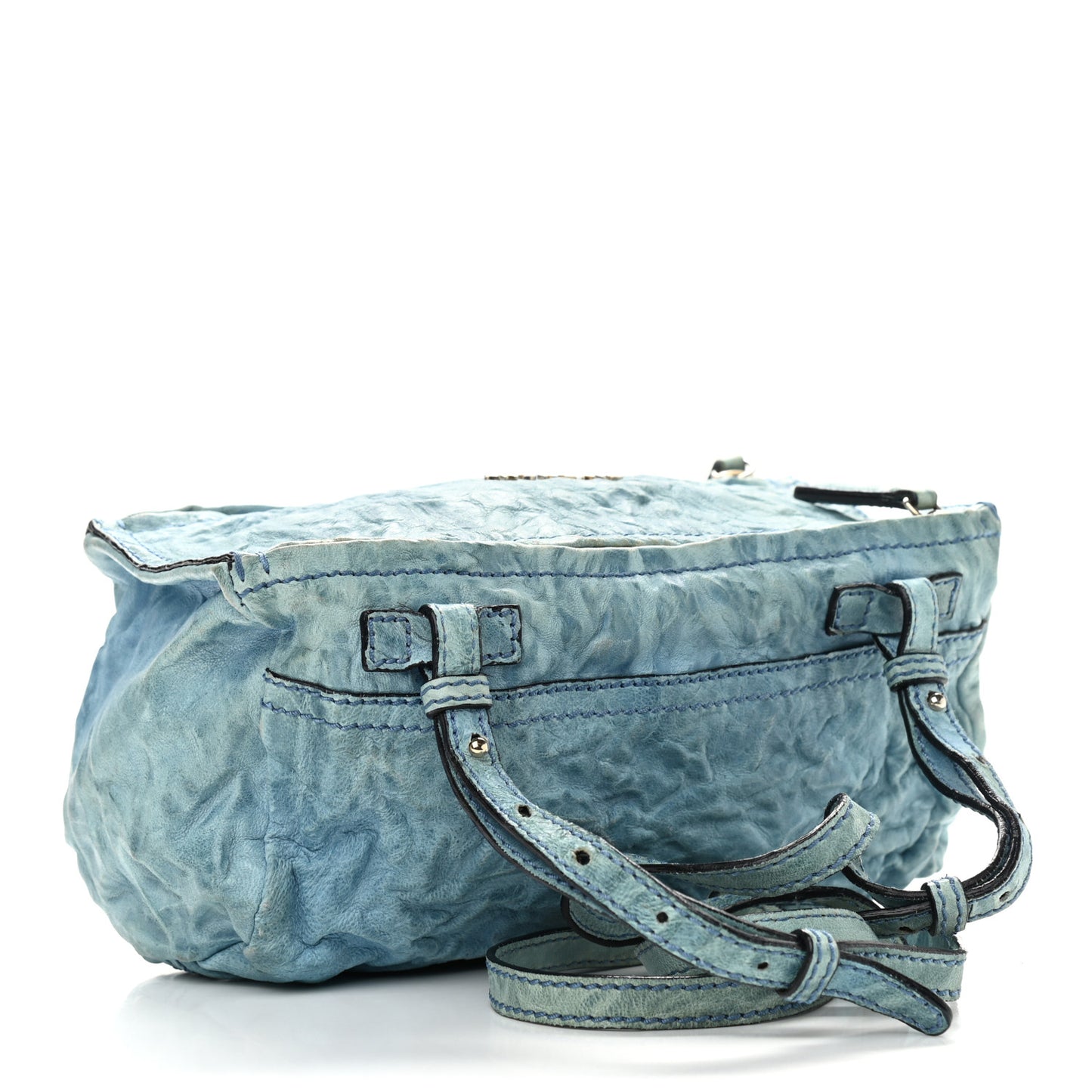 Tumbled Sheepskin Mini Pandora Sky Blue