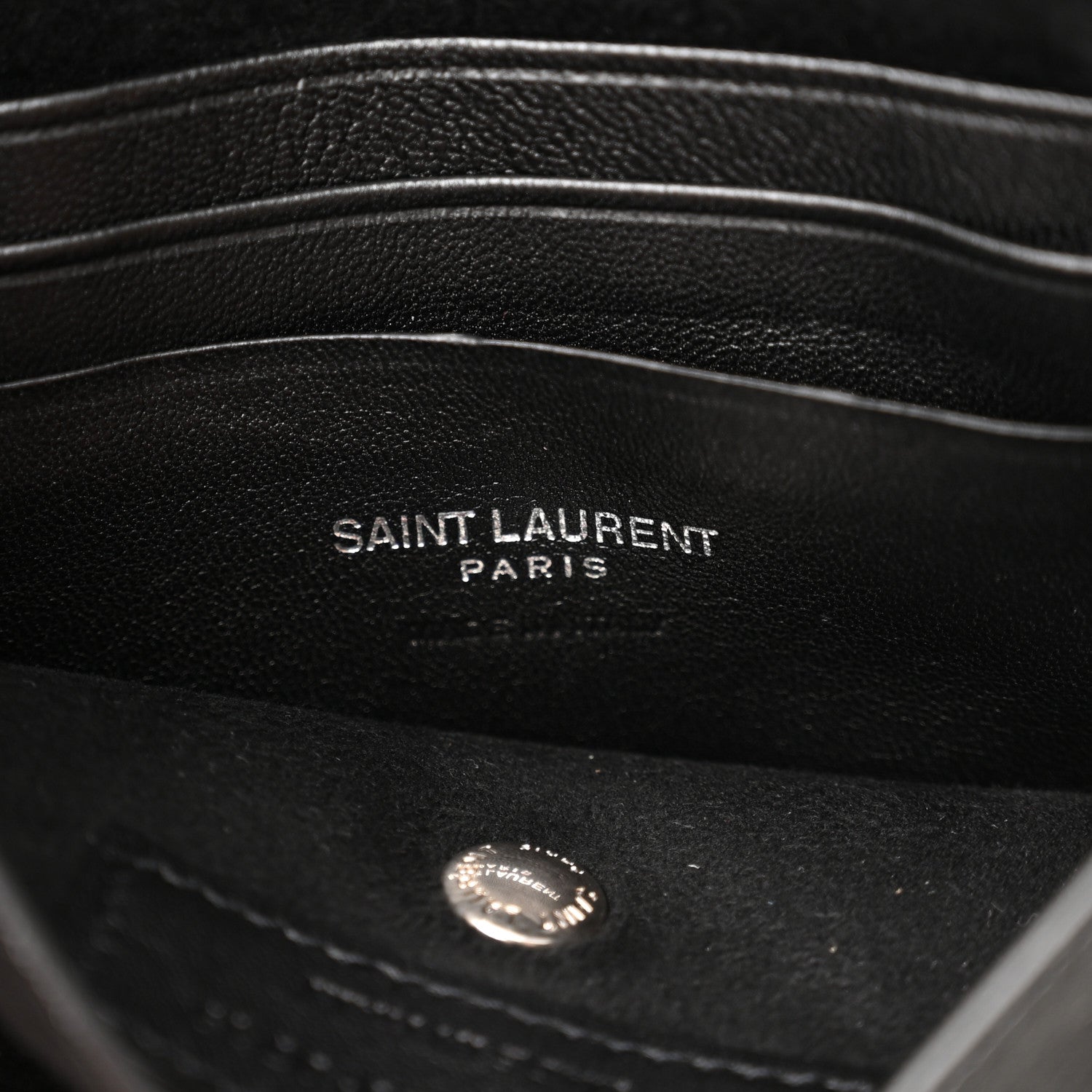 Saint Laurent Lambskin Small Teddy Bucket Bag White 6 of 10