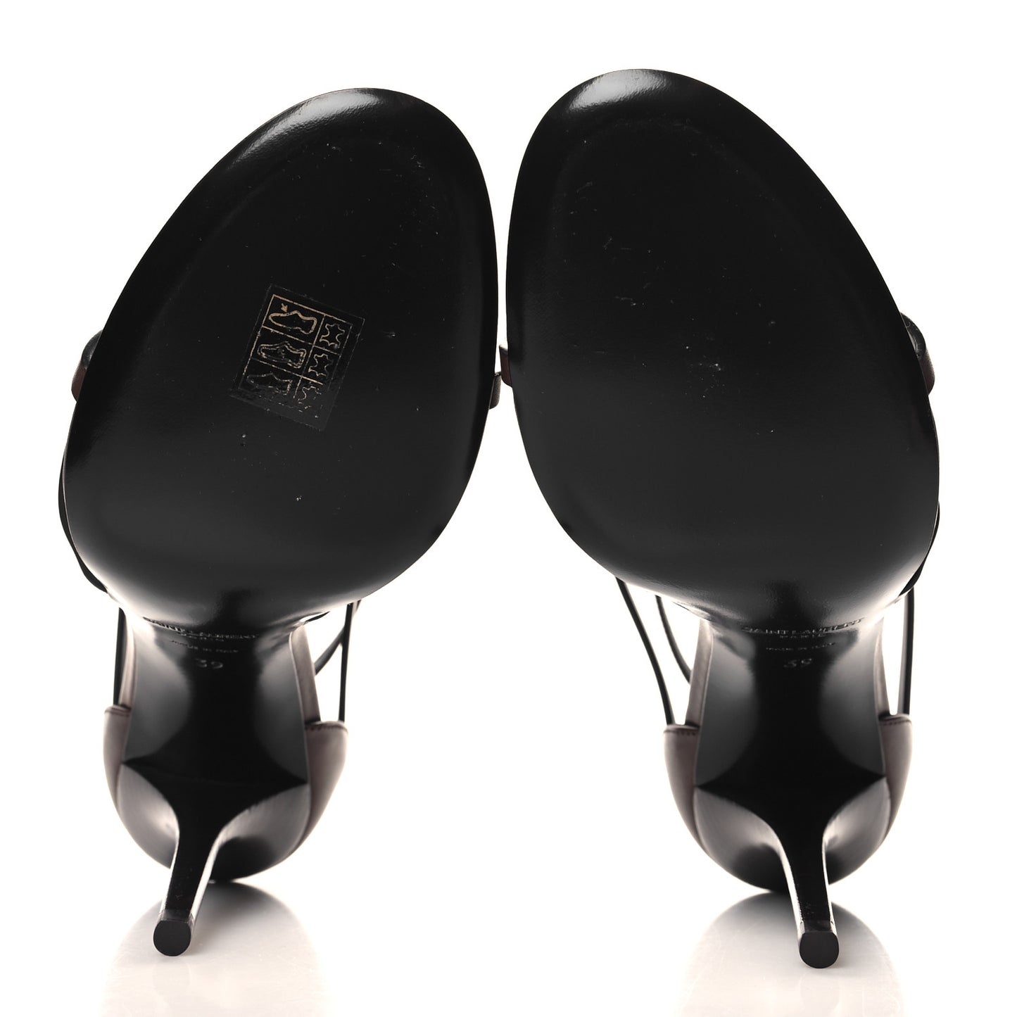 Calfskin Cassandra 100 Sandals 39 Moro