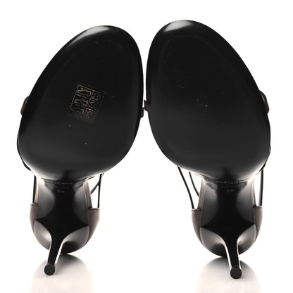 Saint Laurent Calfskin Cassandra 100 Sandals 39 Moro 6 of 10