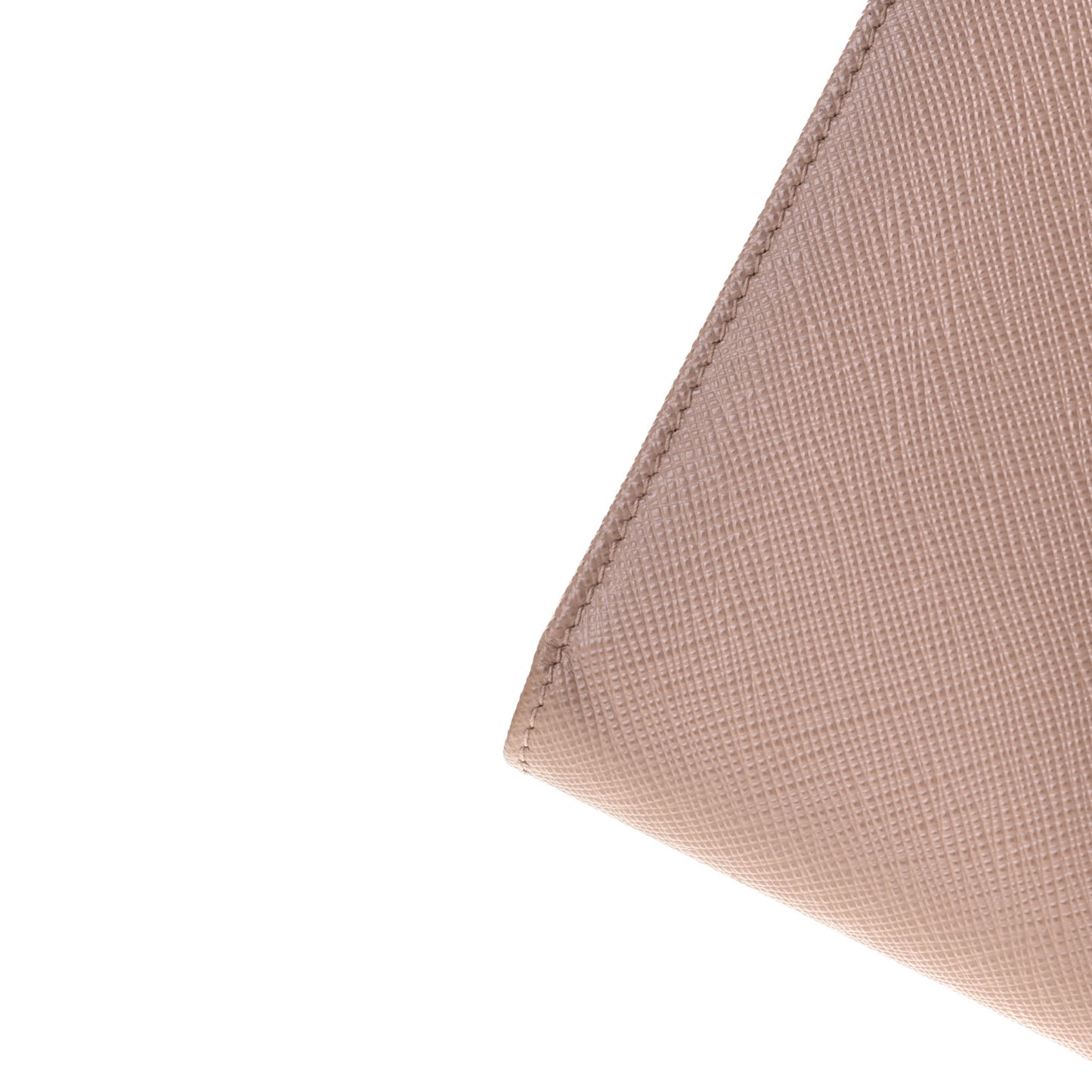 Saffiano Metal Double Snap Travel Wallet Cammeo