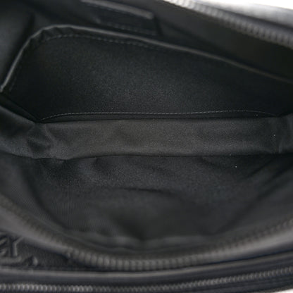 Louis Vuitton Calfskin Monogram Shadow Trio Messenger Black 5 of 10