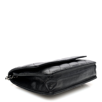 Chanel Caviar Quilted Wallet On Chain WOC Black 4 of 10