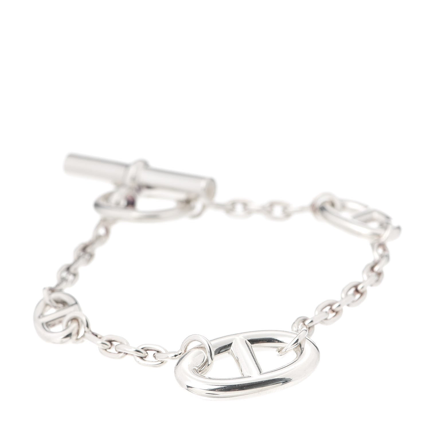 Hermes Sterling Silver Farandole Bracelet 1 of 5