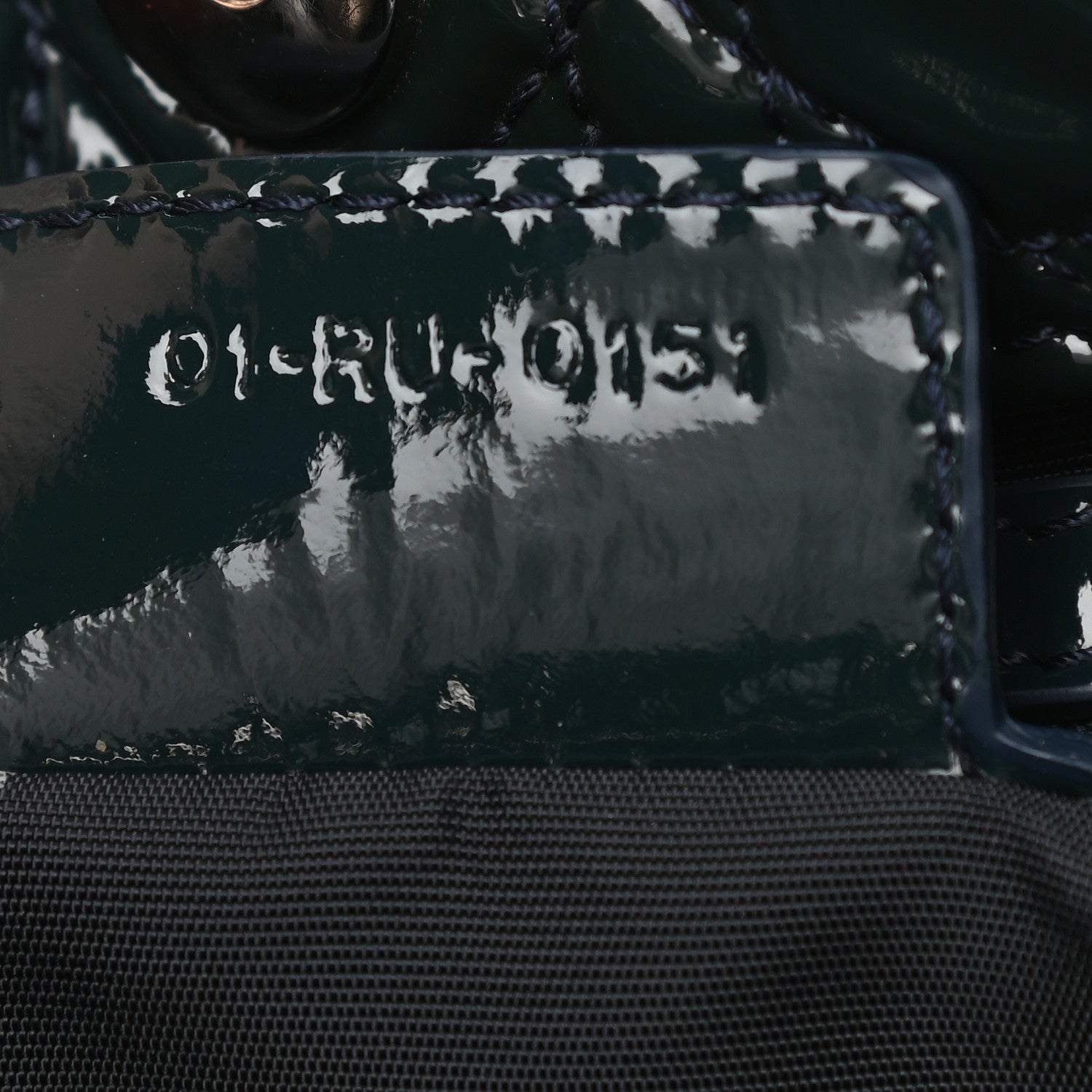 Christian Dior Patent Cannage Large Lady Dior Green 7 of 9